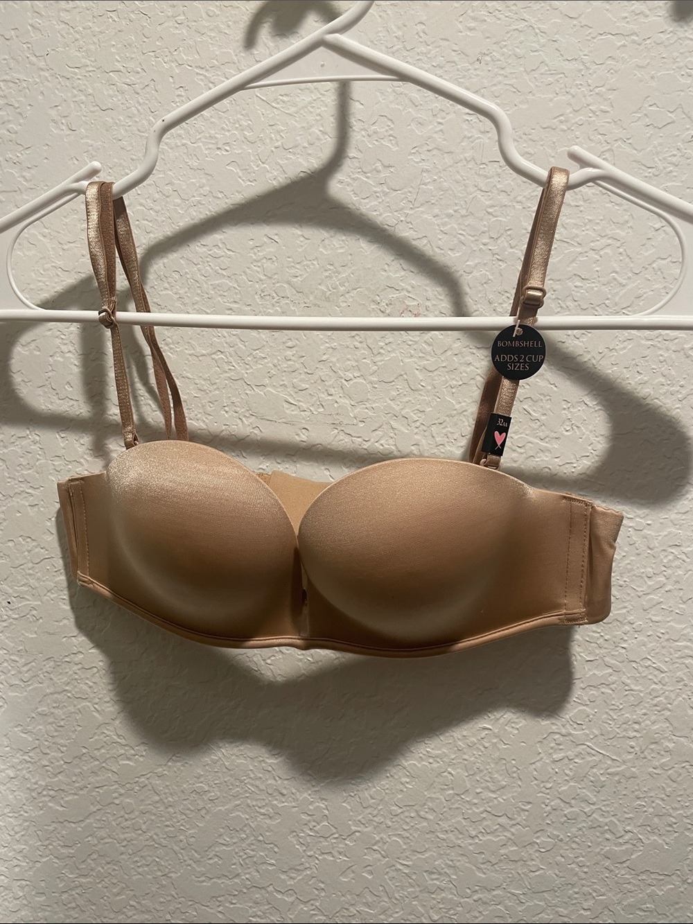 Victoria's Secret Beige Strapless Push-Up Bra